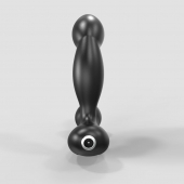 Черный вибромассажер простаты и промежности Prostate Pro с пультом ДУ - Bathmate - в Люберцах купить с доставкой