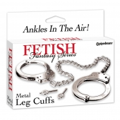Металлические наручники Metal Leg Cuffs - Pipedream - купить с доставкой в Люберцах