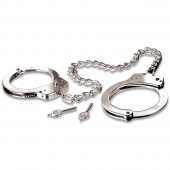 Металлические наручники Metal Leg Cuffs - Pipedream - купить с доставкой в Люберцах