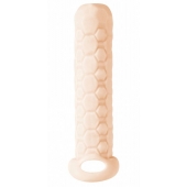 Телесный фаллоудлинитель Homme Long - 13,5 см. - Lola Games - в Люберцах купить с доставкой