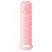 Розовый фаллоудлинитель Homme Long - 15,5 см. - Lola Games - в Люберцах купить с доставкой