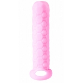 Розовый фаллоудлинитель Homme Long - 13,5 см. - Lola Games - в Люберцах купить с доставкой