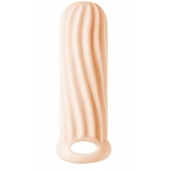 Телесный фаллоудлинитель Homme Wide - 13 см. - Lola Games - в Люберцах купить с доставкой