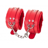 Красные оковы Anonymo из искусственной кожи - ToyFa - купить с доставкой в Люберцах