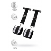 Черно-серебристые фиксаторы для рук на дверь Anonymo - ToyFa - купить с доставкой в Люберцах