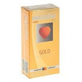 Презервативы Masculan Ultra Gold с золотым напылением и ароматом ванили - 10 шт. - Masculan - купить с доставкой в Люберцах
