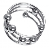 Большое металлическое кольцо под головку пениса - ToyFa - купить с доставкой в Люберцах