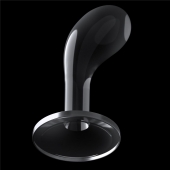Прозрачный стимулятор простаты Flawless Clear Prostate Plug - 15 см. - Lovetoy - в Люберцах купить с доставкой