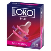 Стимулирующая насадка на пенис LOKO HOT с возбуждающим эффектом - Sitabella - в Люберцах купить с доставкой