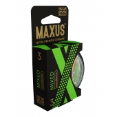 Презервативы в пластиковом кейсе MAXUS AIR Mixed - 3 шт. - Maxus - купить с доставкой в Люберцах