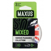 Презервативы в пластиковом кейсе MAXUS AIR Mixed - 3 шт. - Maxus - купить с доставкой в Люберцах