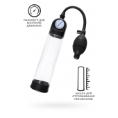 Прозрачная механическая помпа Roald с манометром - Sexus - в Люберцах купить с доставкой