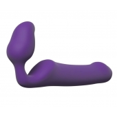 Фиолетовый безремневой страпон Queens L - Adrien Lastic - купить с доставкой в Люберцах