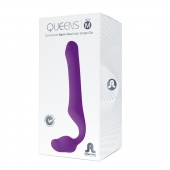 Лиловый безремневой страпон Queens M - Adrien Lastic - купить с доставкой в Люберцах