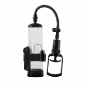 Прозрачная вакуумная помпа с вибрацией Vibrating Penis Pump - Dream Toys - в Люберцах купить с доставкой