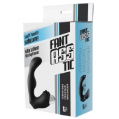 Черный вибромассажер простаты FantASStic Vibrating Prostate Massager - 11,3 см. - Dream Toys - в Люберцах купить с доставкой