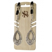 Изысканные зажимы на соски с подвесками  Шахерезада - Sitabella - купить с доставкой в Люберцах