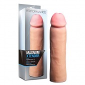 Телесная фаллическая насадка на пенис Magnum Xtender - 23 см. - Blush Novelties - в Люберцах купить с доставкой