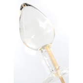 Прозрачный леденец в форме малой анальной пробки со вкусом пина колада - Sosuчki - купить с доставкой в Люберцах