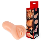 Телесный реалистичный мастурбатор в виде вагины - Bior toys - в Люберцах купить с доставкой