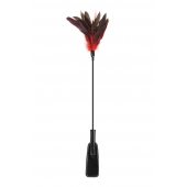 Стек-щекоталка Sweet Caress Feather Whip - 58 см. - Sweet Caress - купить с доставкой в Люберцах
