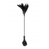Двусторонний стек-щекоталка Sweet Caress Feather Whip - 58 см. - Sweet Caress - купить с доставкой в Люберцах