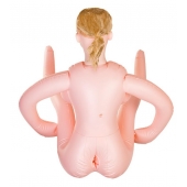 Надувная секс-кукла с реалистичной головой и поднятыми ножками - ToyFa - в Люберцах купить с доставкой