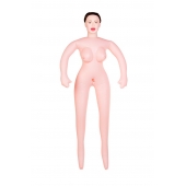 Надувная секс-кукла брюнетка с реалистичной головой - ToyFa - в Люберцах купить с доставкой