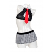 Надувная секс-кукла с реалистичной головой в костюме учительницы - ToyFa - в Люберцах купить с доставкой