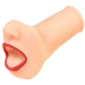 Мастурбатор-ротик с алыми губами - ToyFa - в Люберцах купить с доставкой