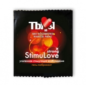 Разогревающий гель-лубрикант Stimulove Strong в одноразовой упаковке - 4 гр. - Биоритм - купить с доставкой в Люберцах