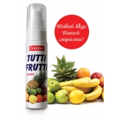 Гель-смазка Tutti-frutti со вкусом тропических фруктов - 30 гр. - Биоритм - купить с доставкой в Люберцах