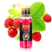 Массажное масло Eros fantasy с ароматом земляники - 50 мл. - Биоритм - купить с доставкой в Люберцах