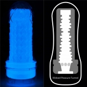 Светящийся в темноте мастурбатор Lumino Play Masturbator Ribbed - Lovetoy - в Люберцах купить с доставкой