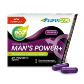 Возбуждающее средство для мужчин Mans Power plus - 10 капсул (0,35 гр.) +1 в подарок - SuperCaps - купить с доставкой в Люберцах