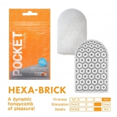 Карманный мастурбатор HEXA-BRICK - Tenga - в Люберцах купить с доставкой