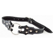 Кляп-рамка на ремешках с контрастной строчкой - Sitabella - купить с доставкой в Люберцах