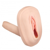 Мастурбатор-вагина с вибрацией и выносным пультом управления REALSTUFF SMOOTH   BALD - Dream Toys - в Люберцах купить с доставкой