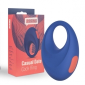 Синее эрекционное кольцо RRRING Casual Date Cock Ring - FeelzToys - в Люберцах купить с доставкой