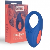 Синее эрекционное кольцо RRRING First Date Cock Ring - FeelzToys - в Люберцах купить с доставкой
