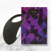 Черное эрекционное виброкольцо Thor Cockring - FeelzToys - в Люберцах купить с доставкой