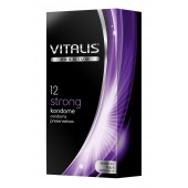 Презервативы с утолщённой стенкой VITALIS PREMIUM strong - 12 шт. - Vitalis - купить с доставкой в Люберцах