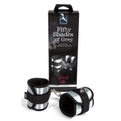 Серо-черные наручники Totally His - Fifty Shades of Grey - купить с доставкой в Люберцах