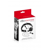 Жесткий шар-кляп с зажимами для сосков - Fetish Tentation - купить с доставкой в Люберцах