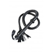 Длинный кожаный кнут с хлопушками на конце - ToyFa - купить с доставкой в Люберцах