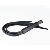 Черная кожаная плеть  Клео  - 60 см. - Sitabella - купить с доставкой в Люберцах