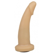 Телесная гладкая насадка Harness - 14,7 см. - LOVETOY (А-Полимер) - купить с доставкой в Люберцах