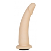 Телесная гладкая насадка-фаллоимитатор Harness - 17 см. - LOVETOY (А-Полимер) - купить с доставкой в Люберцах