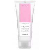 Смазка на водной основе Mixgliss Sweet с ароматом бабл-гам - 70 мл. - Mixgliss - купить с доставкой в Люберцах