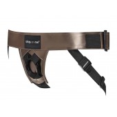 Бронзовый пояс для насадок Curious Harness - Strap-on-me - купить с доставкой в Люберцах